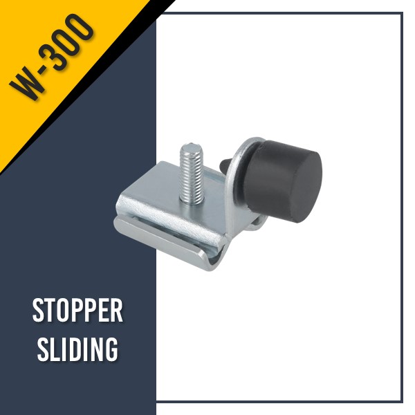 Rel dan Bracket W-300 - STOPPER SLIDING