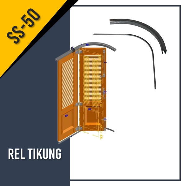 Rel dan Bracket SS-50 - REL TIKUNG