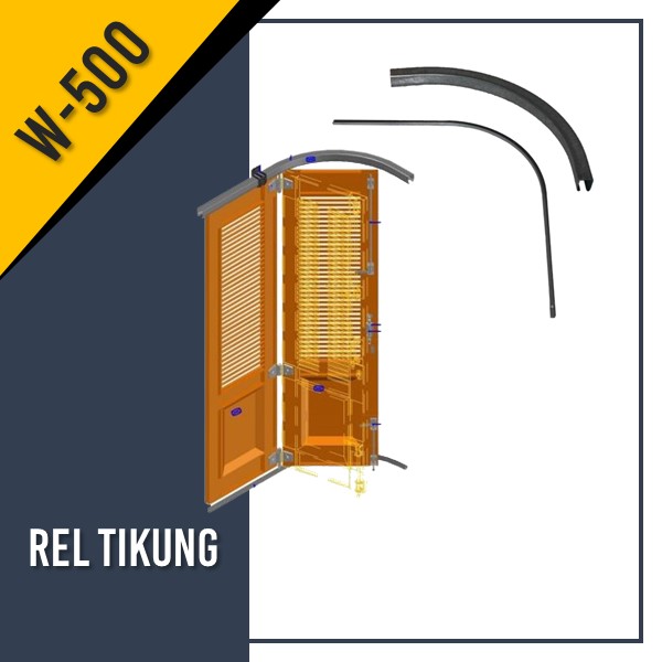 Rel dan Bracket W-500 - REL TIKUNG