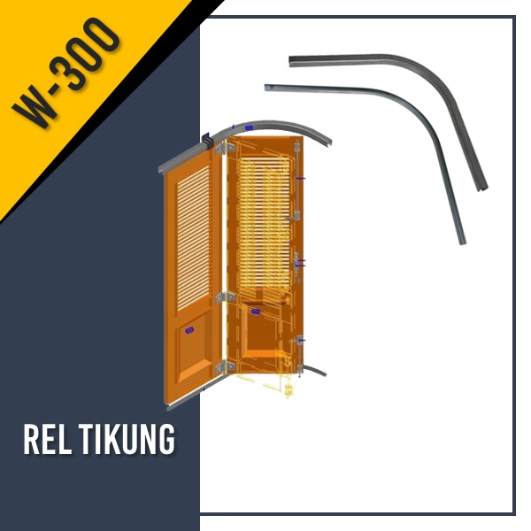 Rel dan Bracket W-300 - REL TIKUNG